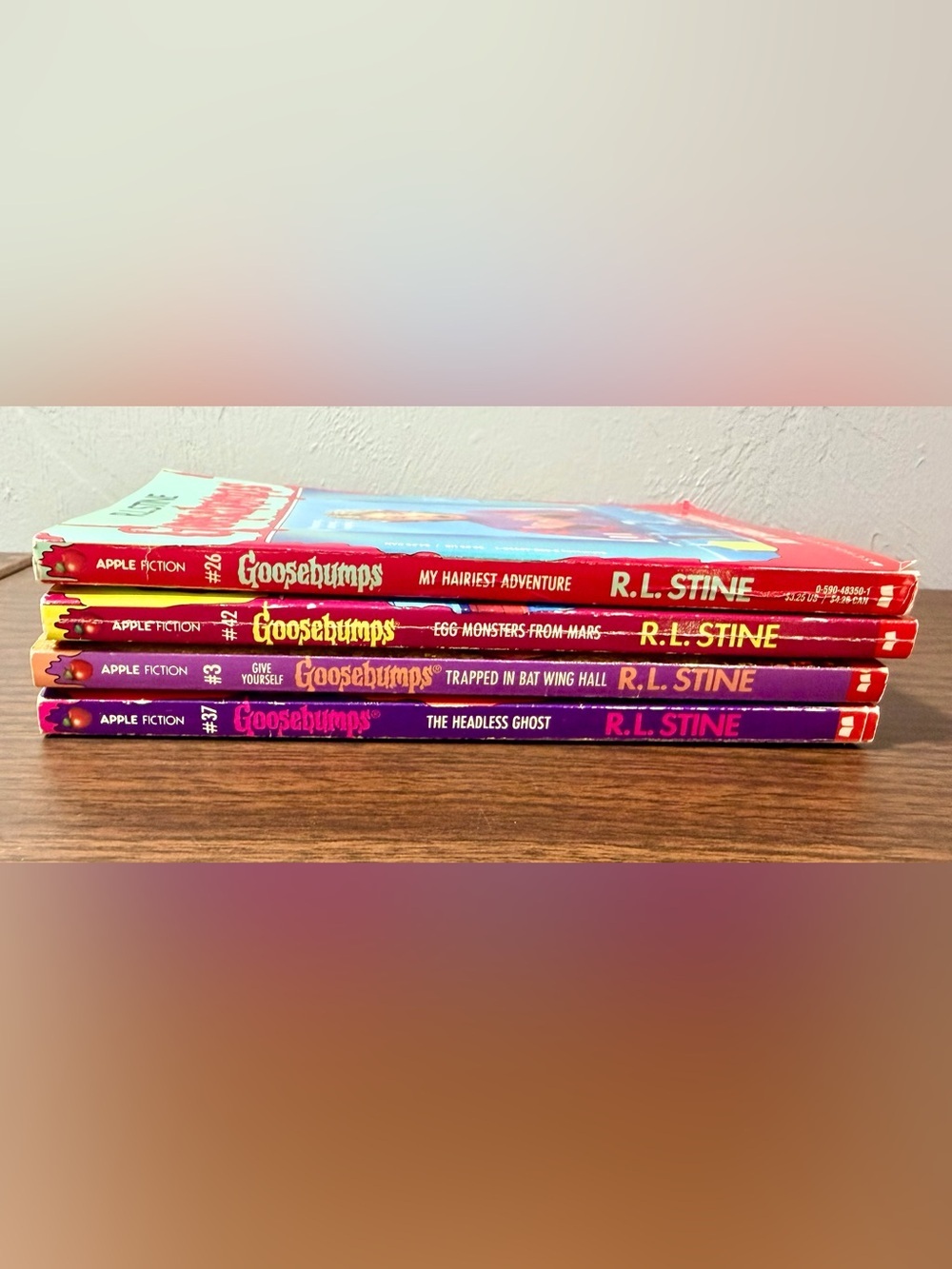 Vintage Goosebumps Lot of 4 Paperback R. L. Stine 1st Editions/Printings!